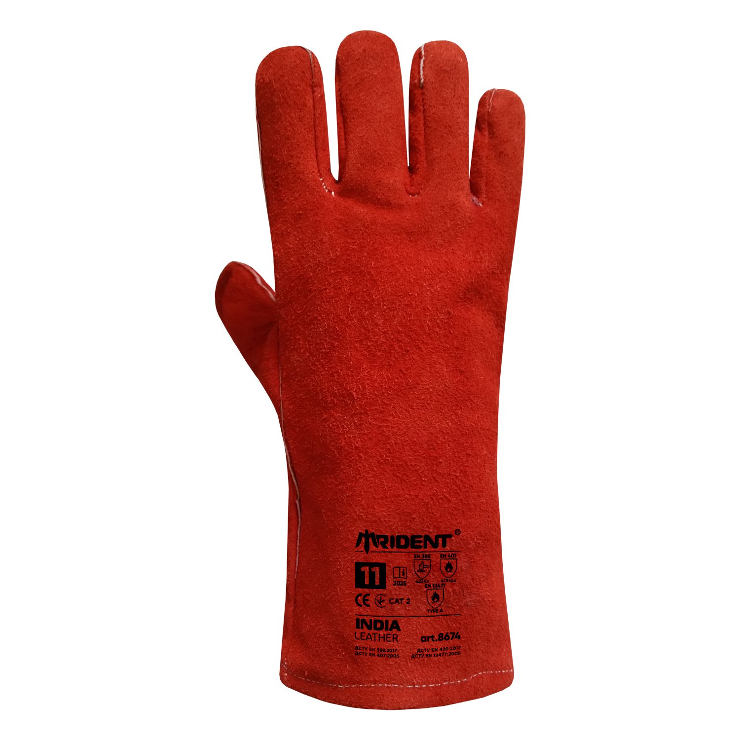 Рукавички краги для зварювання Trident India арт. 8674